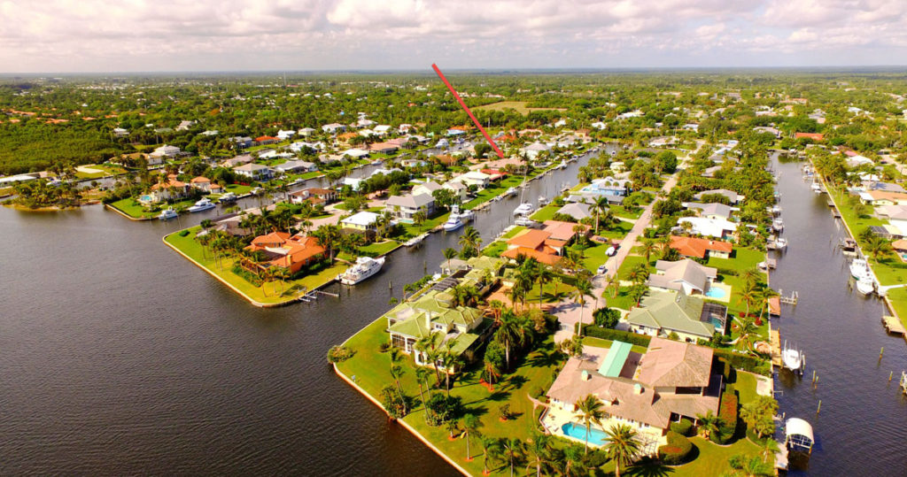 8521 SE Royal Street, Hobe Sound Aerial View 3