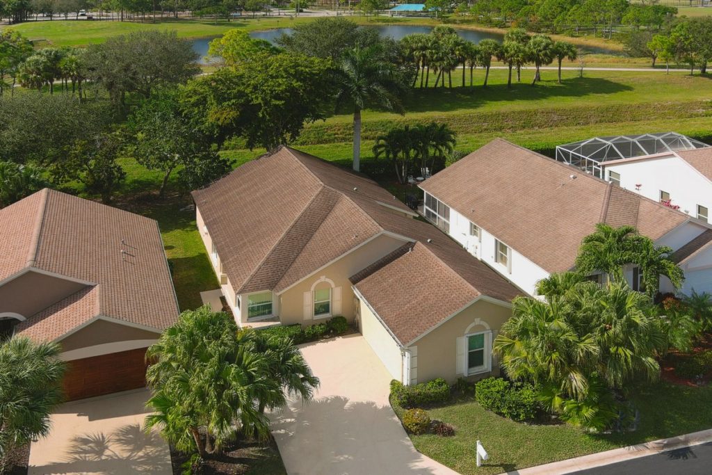 212 Trails End Greenacres Aerial view