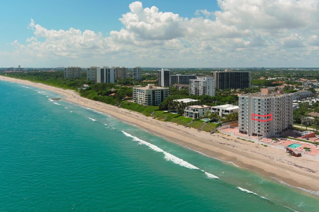 4511 S Ocean Boulevard 508 Highland Beach Condo Location