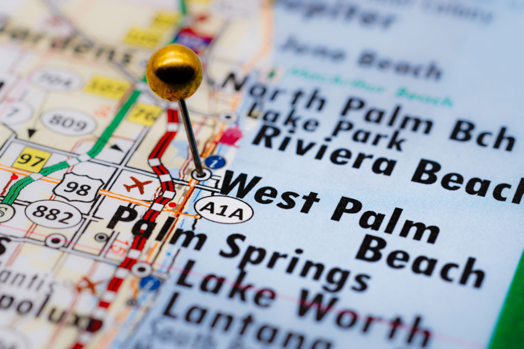 West Palm Beach Map