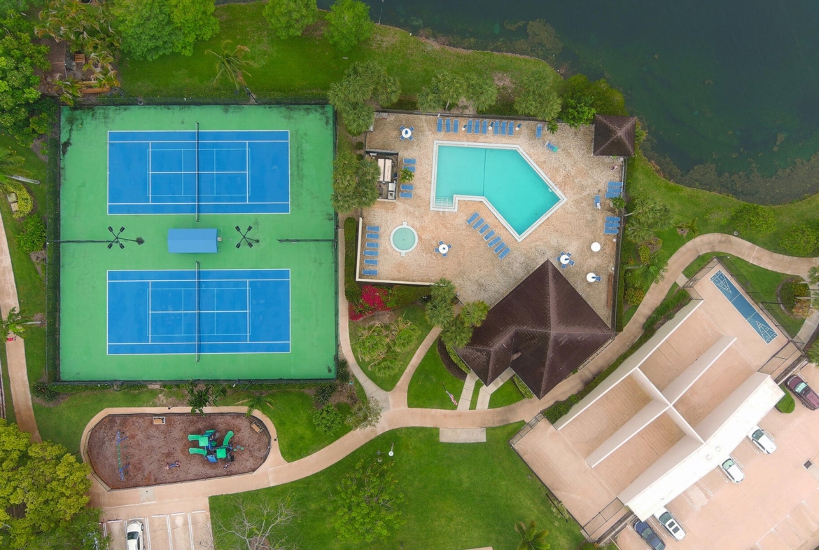 1205 12th Court Jupiter, FL aerial view of community