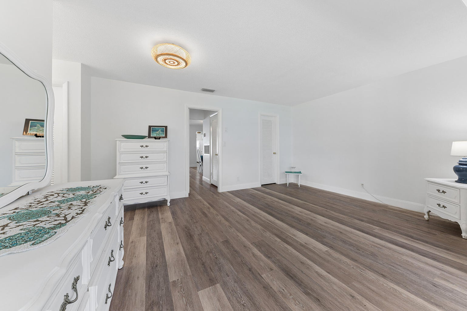 255 High Point Ct Unit C, Boynton Beach bedroom with lvp flooring