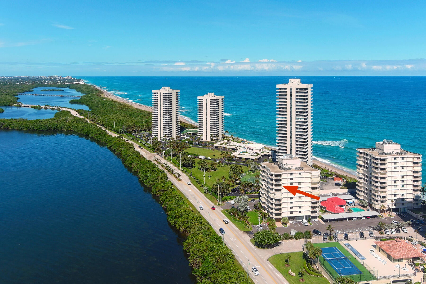 5480 N Ocean Drive B7c Singer Island, FL 33404 location aerial view